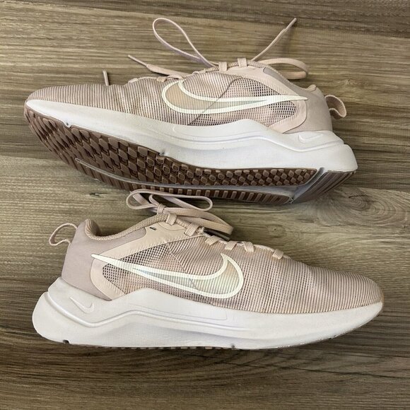 Nike Women's Downshifter 12 Sneakers Size 6.5 Barely Rose White Running Shoe GUC - Picture 11 of 12